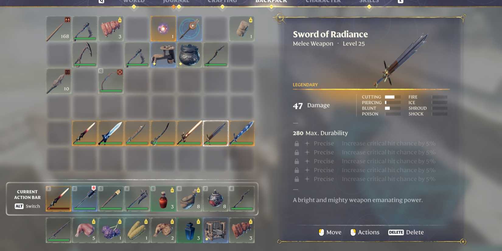 Sword Of Radiance In Enshrouded