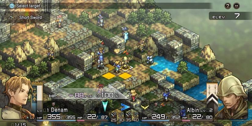 Tactics Ogre Reborn Gameplay Attacking