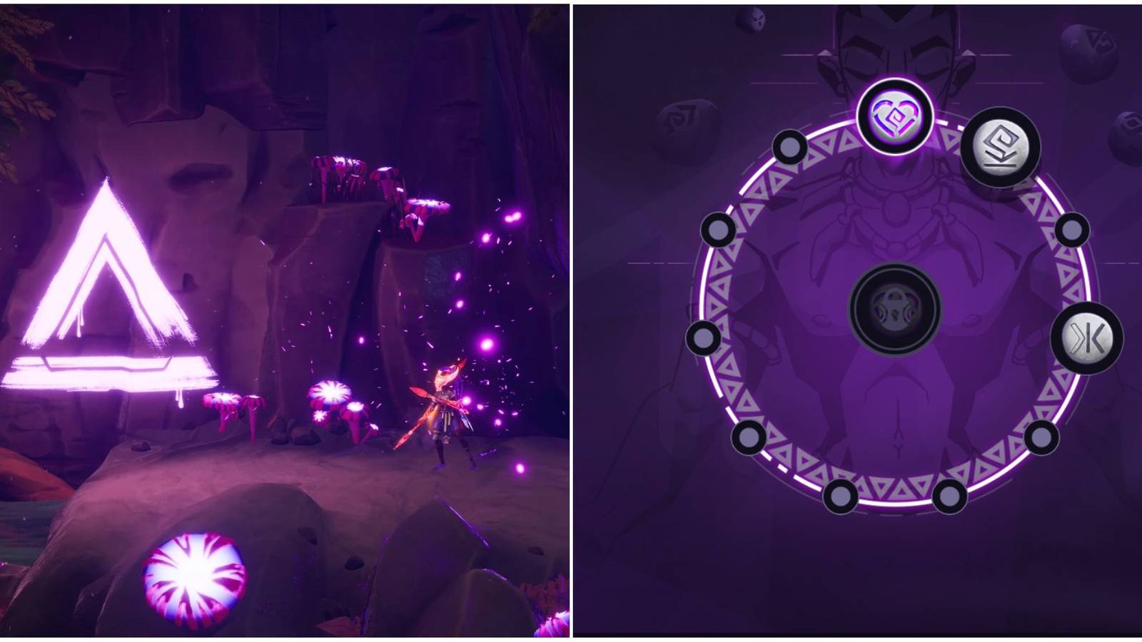 tales of kenzera zau spirit challenge sign and trinket menu