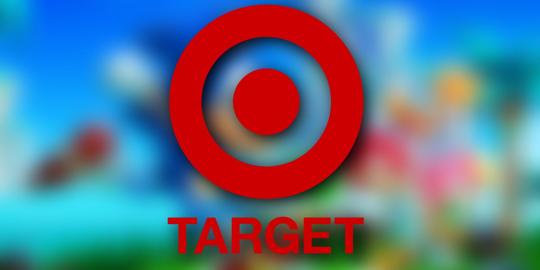 target logo with sonic superstars in background