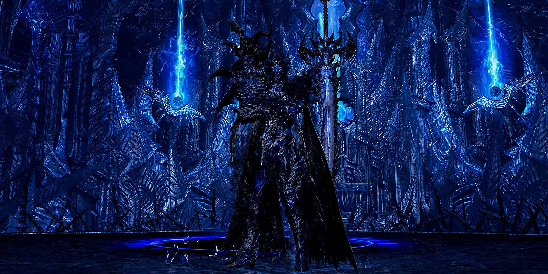 Thaemine in his throne room in Lost Ark