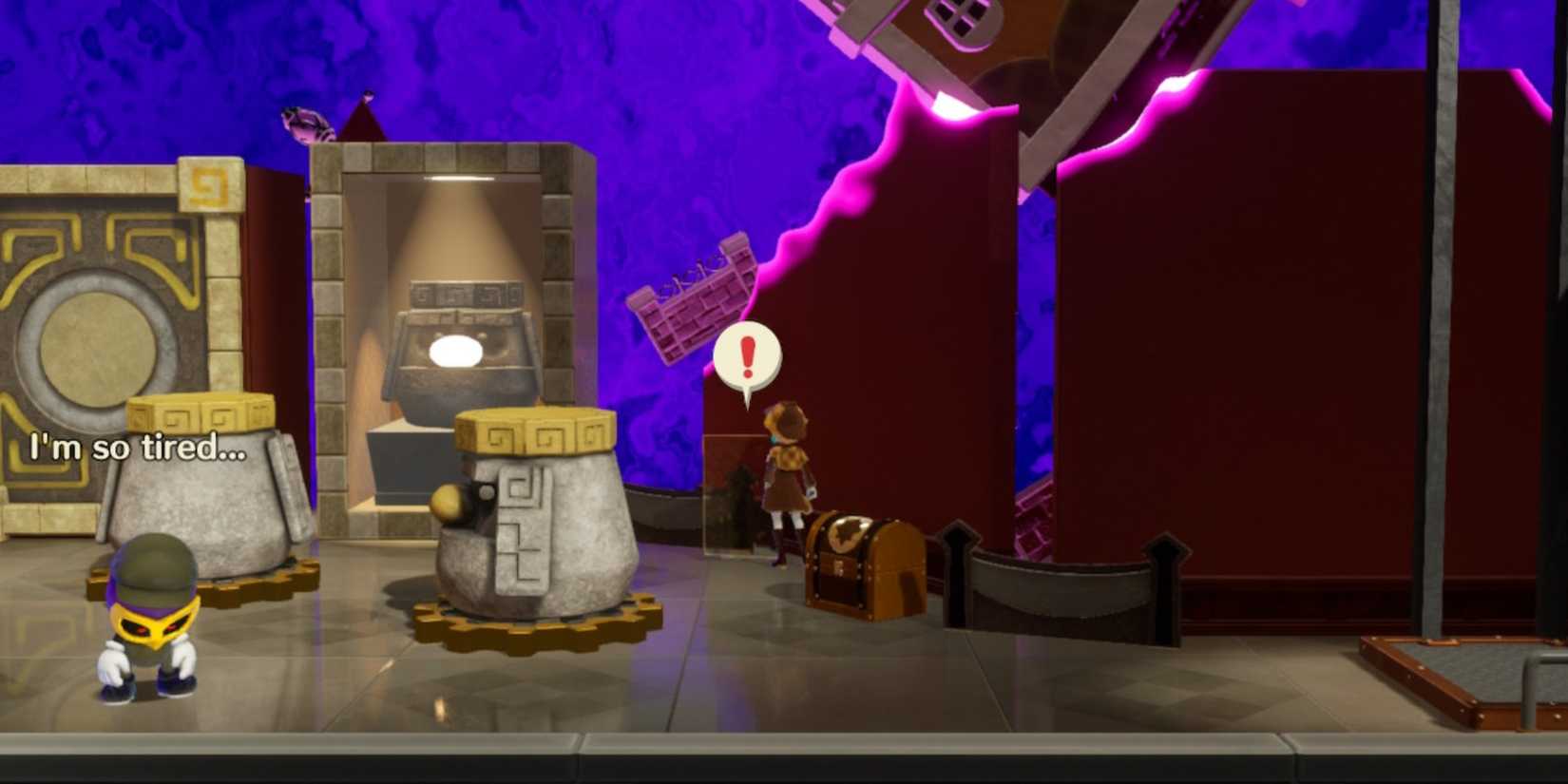 The Dark Museum & the Purple Mystery hidden theet