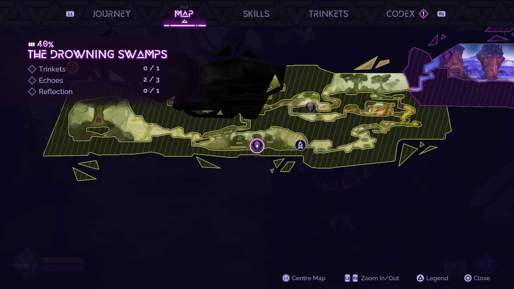 The Drowning of the Home Map in Tales of Kenzera