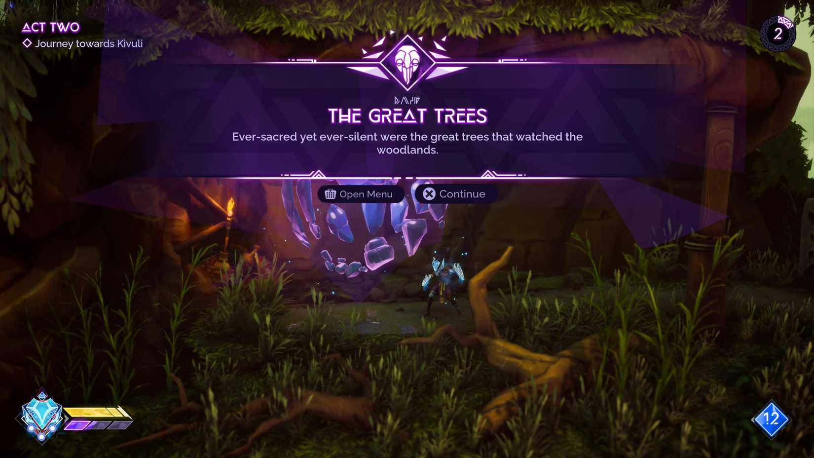 The Great Tree Echo in Tales of Kenzera