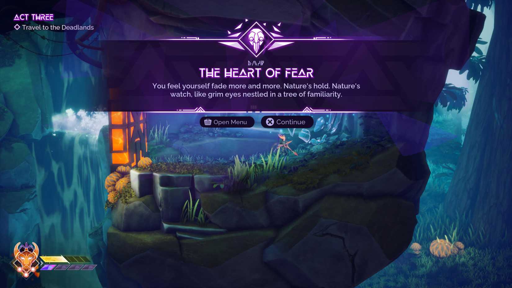 The Heart of Fear Echo in Tales of Kenzera