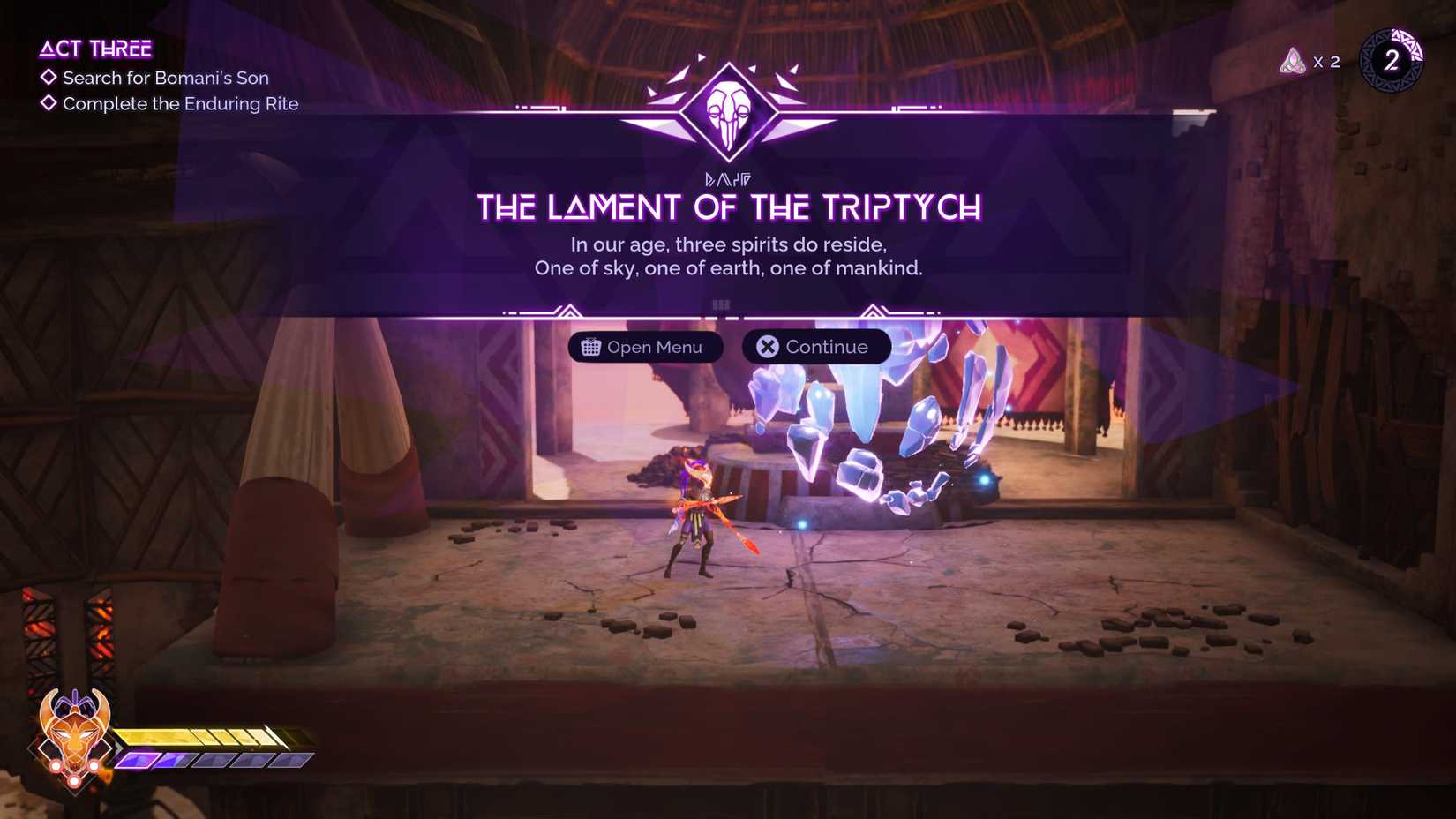 The Lament of the Triptych Echo in Tales of Kenzera