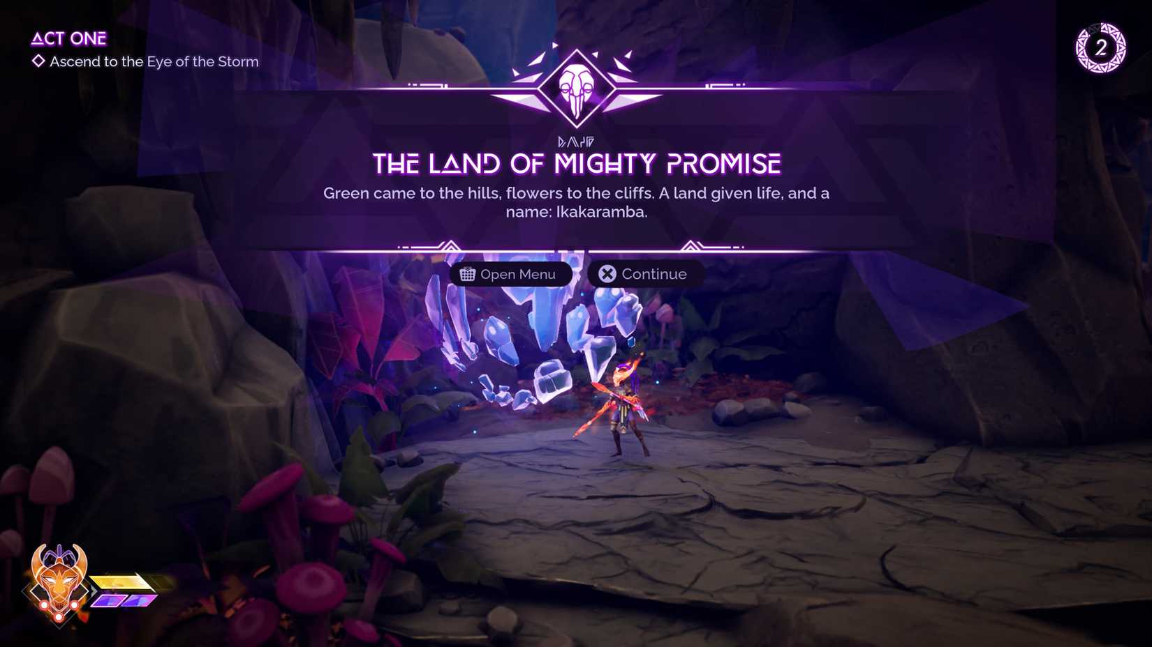 The Land of Mighty Promise Echo in Tales of Kenzera