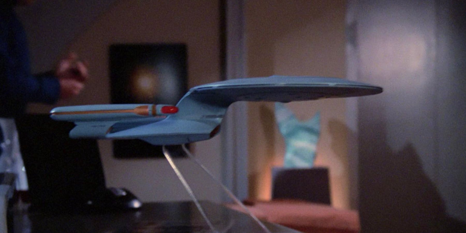 Model of the Enterprise-D in ST:TNG The Neutral Zone 