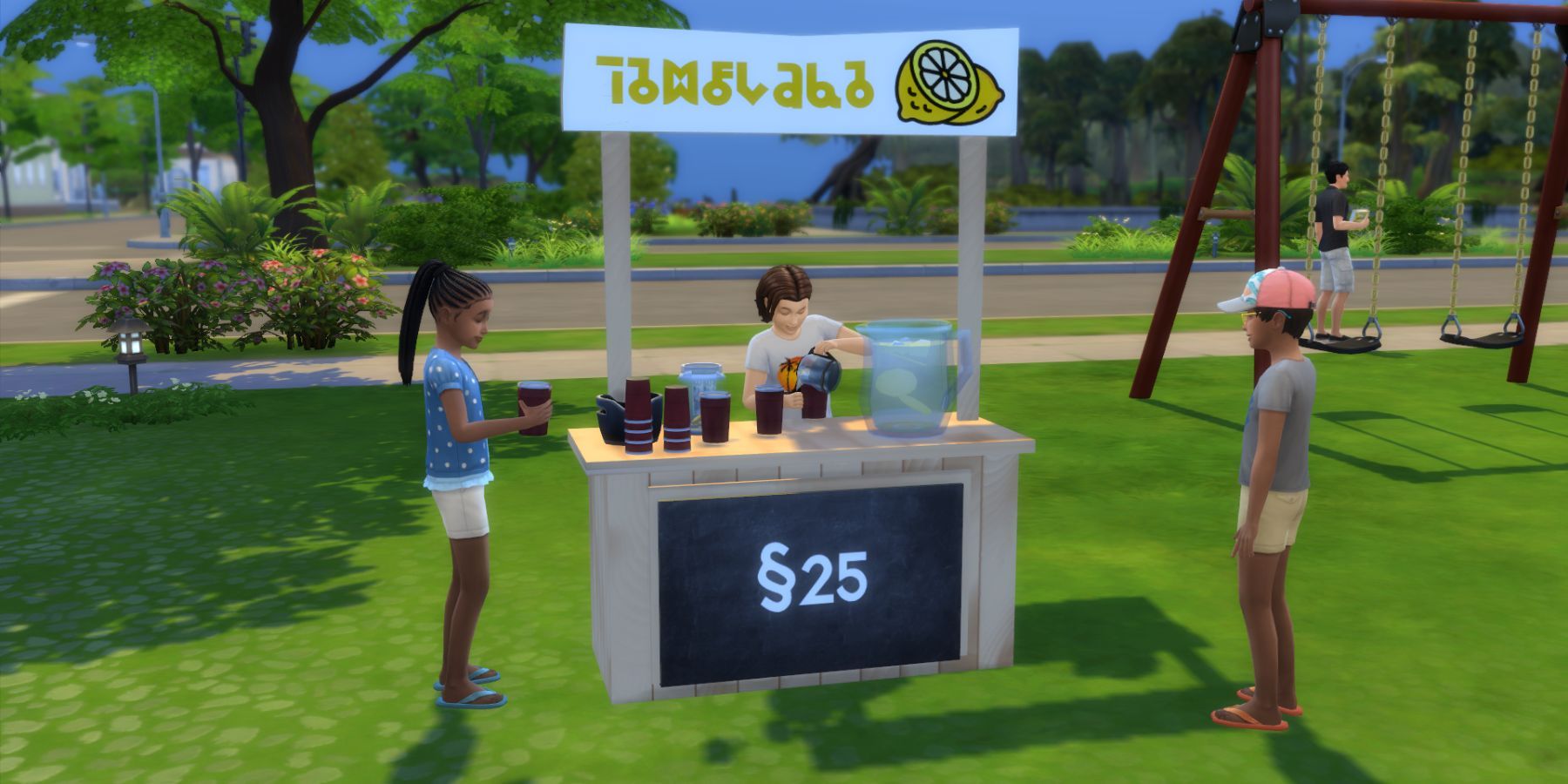 The Sims 4 Functional Lemonade Stand For Children Mod