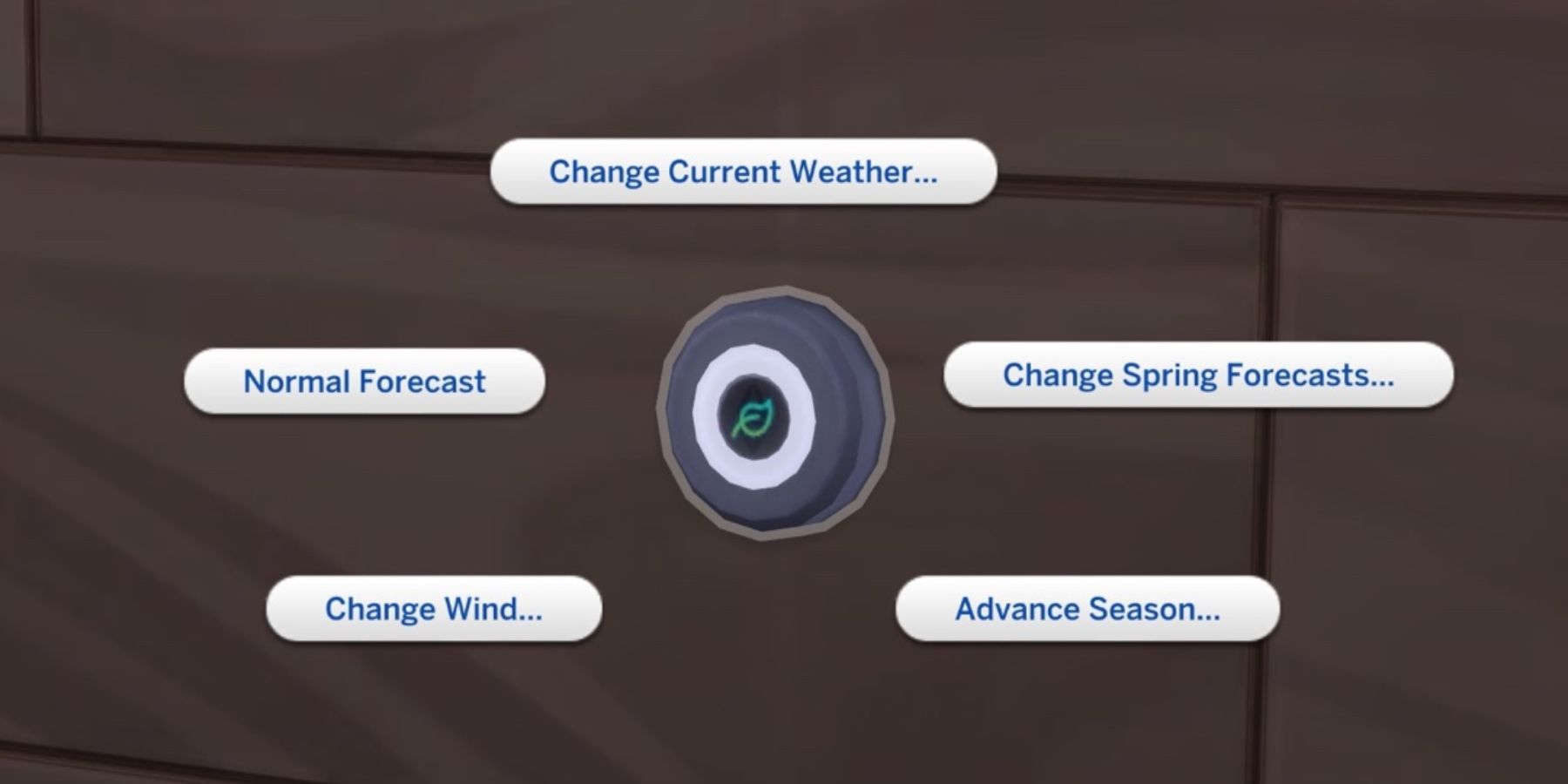 The Sims 4 Mini Weather Controller Mod