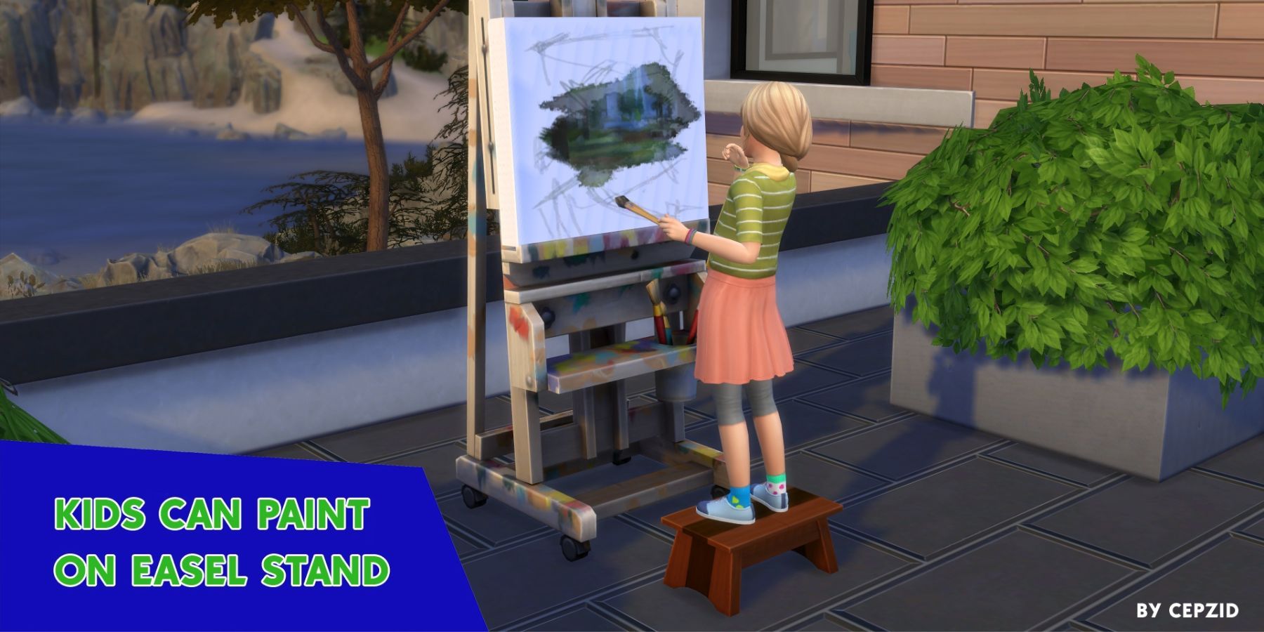 The Sims 4 Kids Can Paint Mod Cepzid