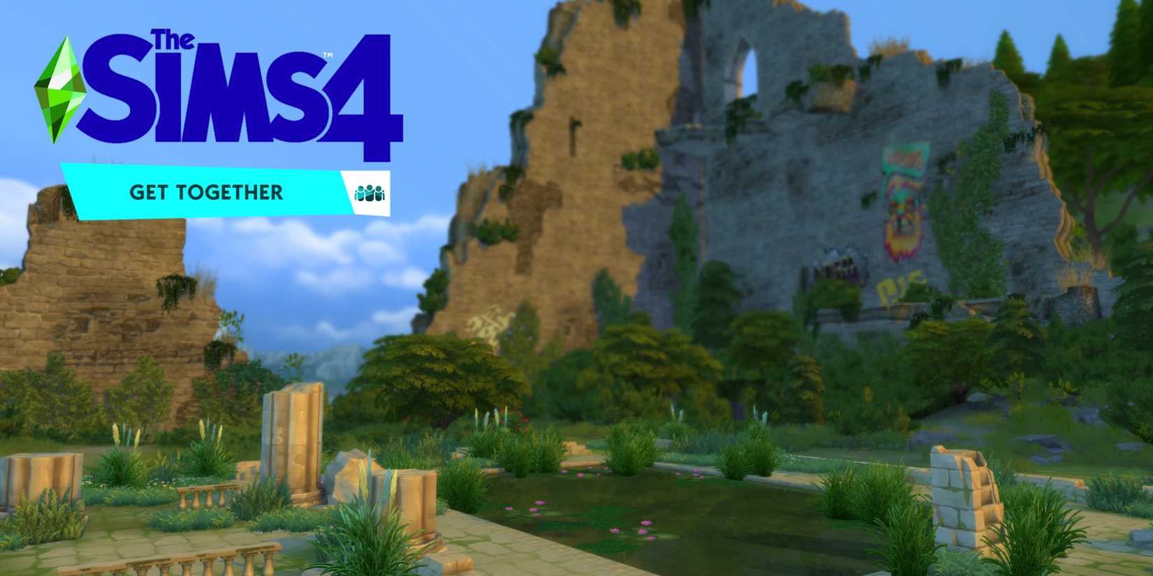 The Island Bluffs in Windenburg from the Get Together expansion pack