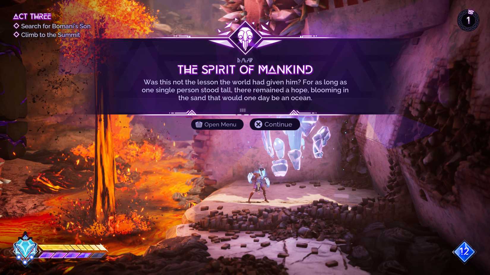 The Spirit of Mankind Echo in Tales of Kenzera