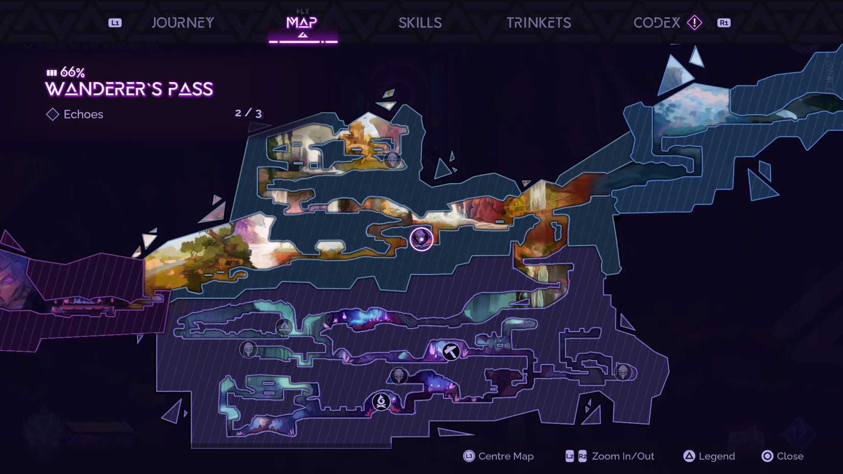 The Sun and The Moon Map in Tales of Kenzera