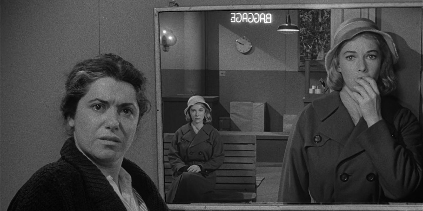 A troubling reflection in The Twilight Zone's "Mirror Image".
