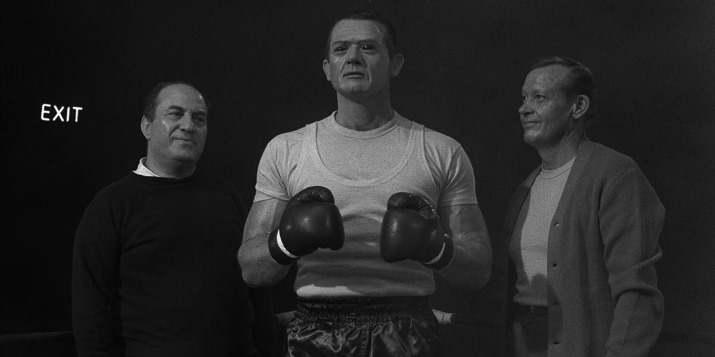 A robot boxer in The Twilight Zone's "Steel".