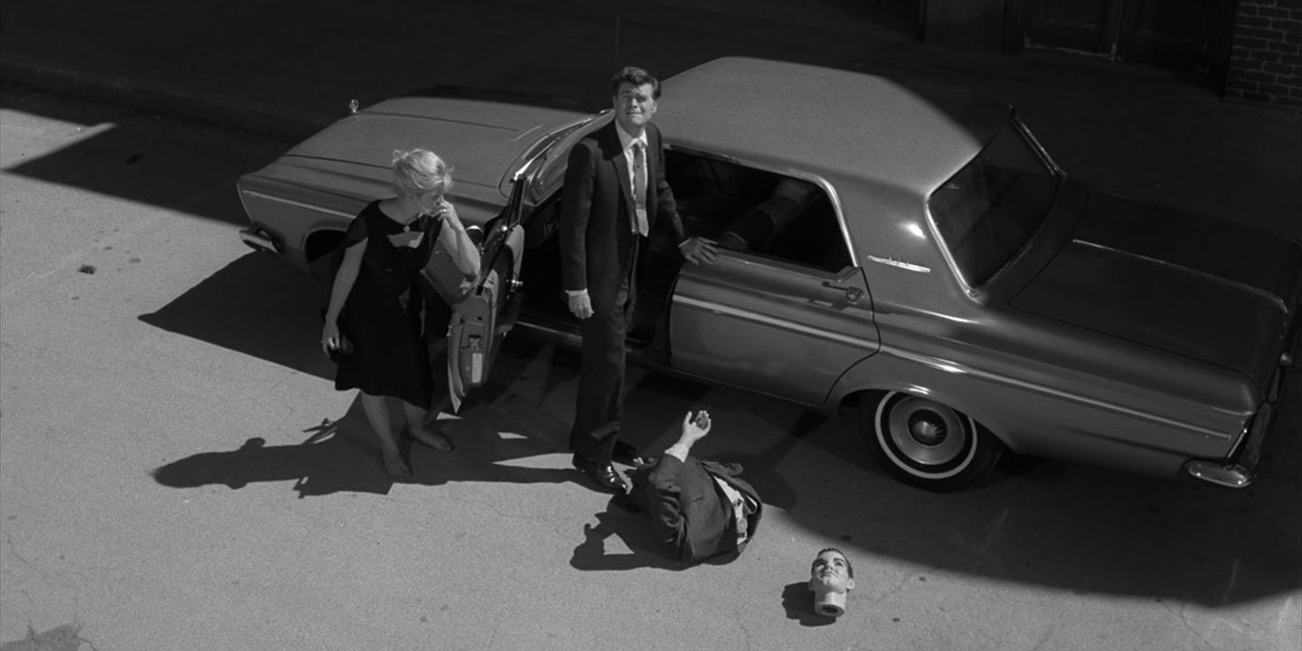 The Fraizer's explore a strange town in The Twilight Zone's "Stopover In A Quiet Town".