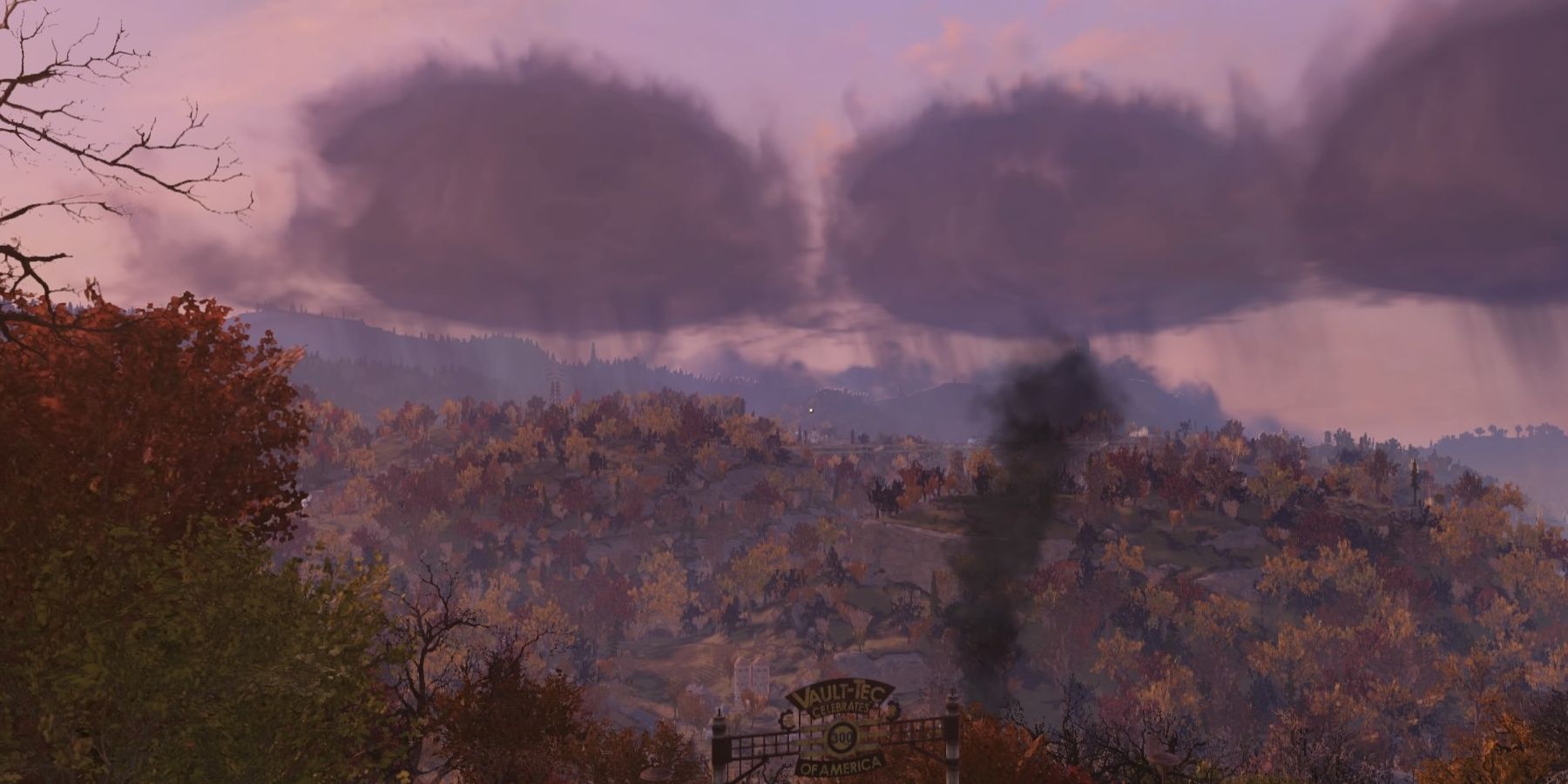 The View From Ontop Of The Vault in Fallout 76