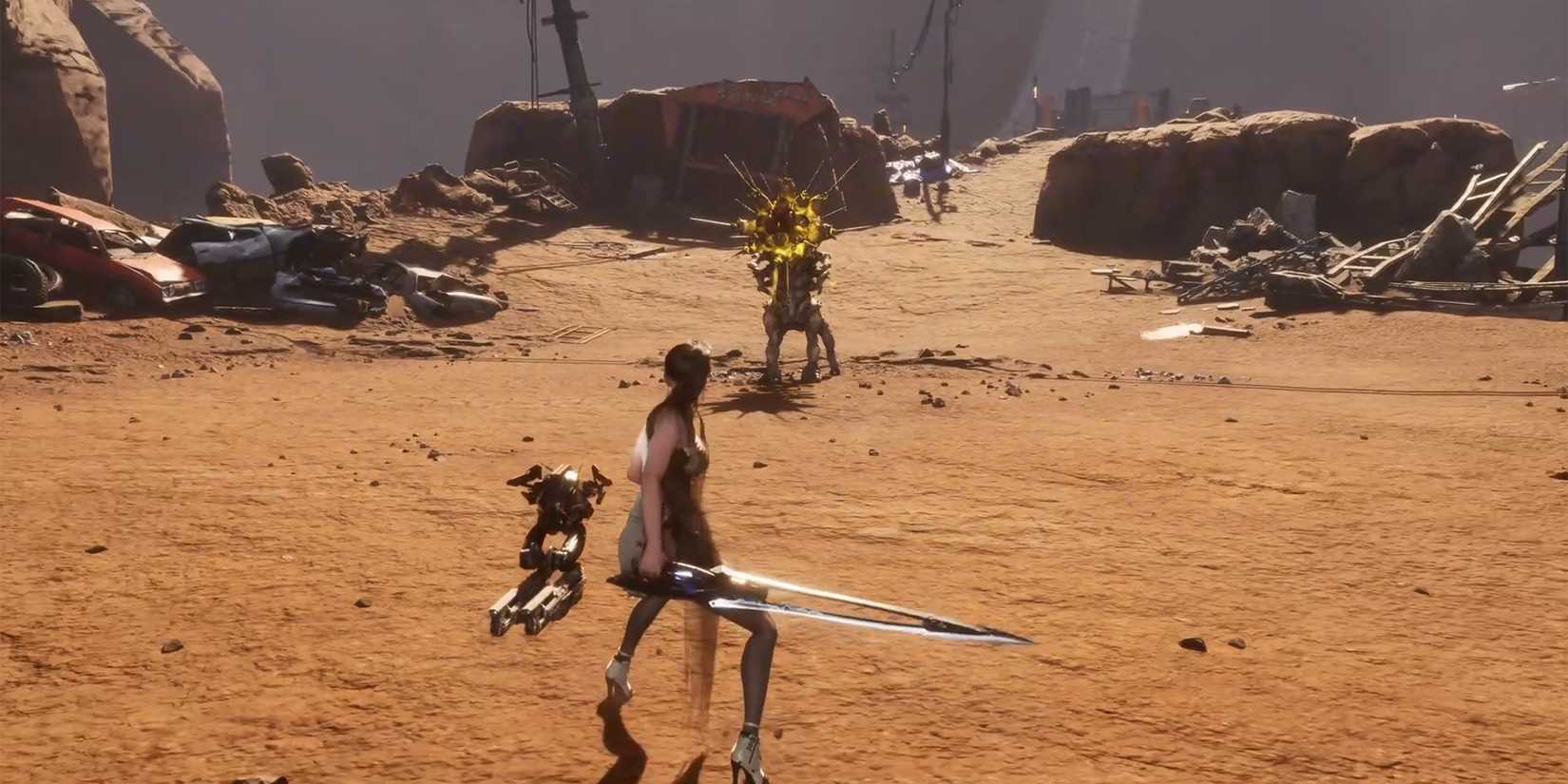 the wastelands corruptor in in stellar blade