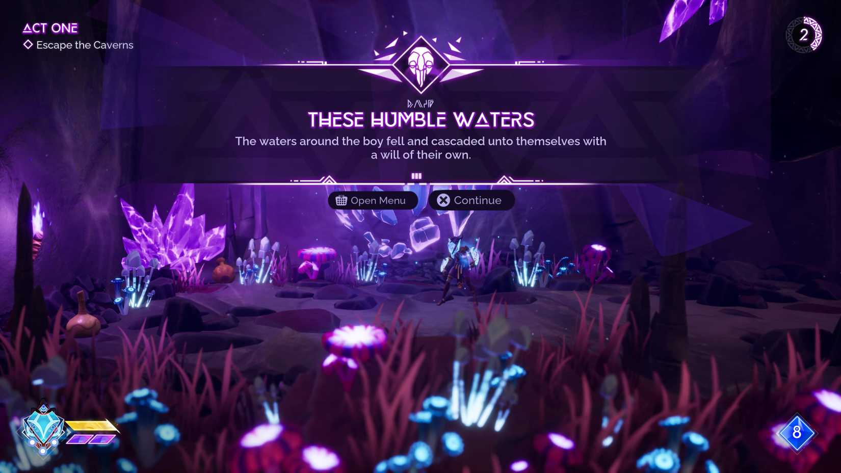 These Humble Waters Echo in Tales of Kenzera