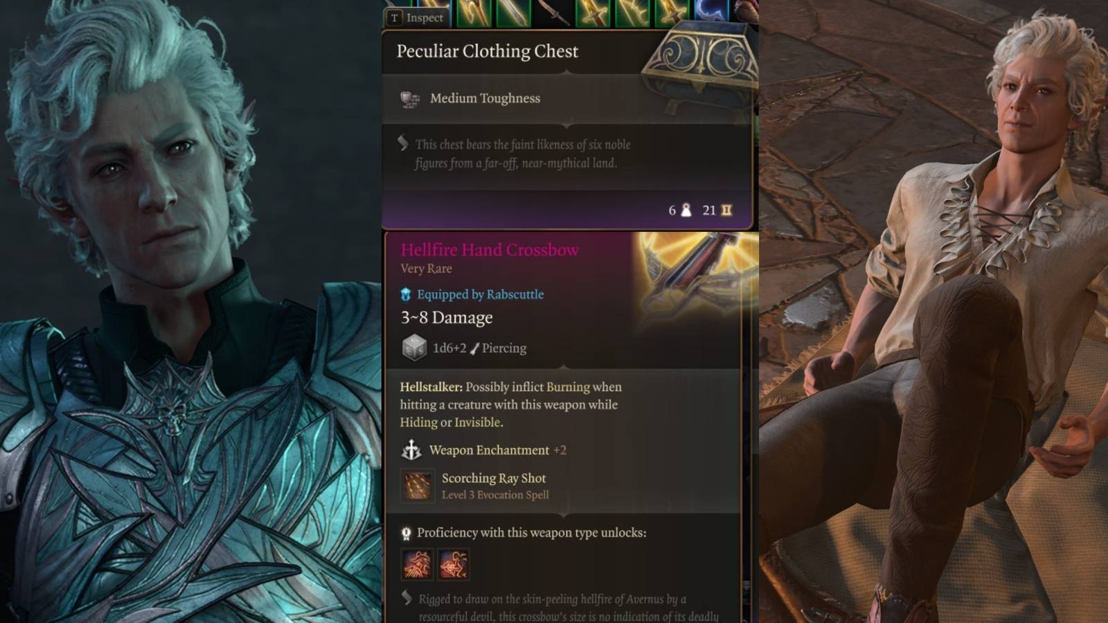 Best weapons for Astarion in Baldur's Gate 3