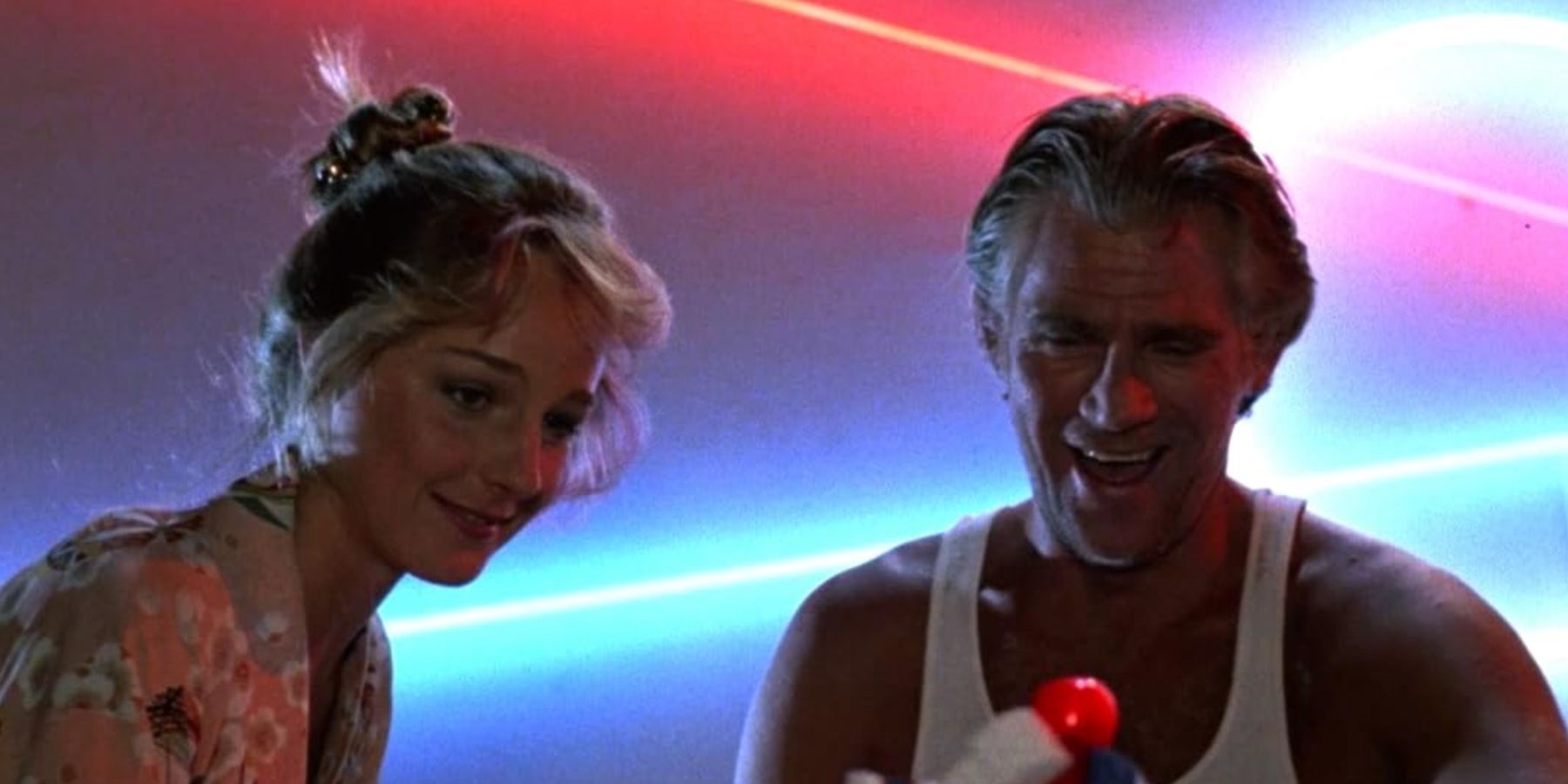 Helen Hunt and Tim Thomerson in Trancers