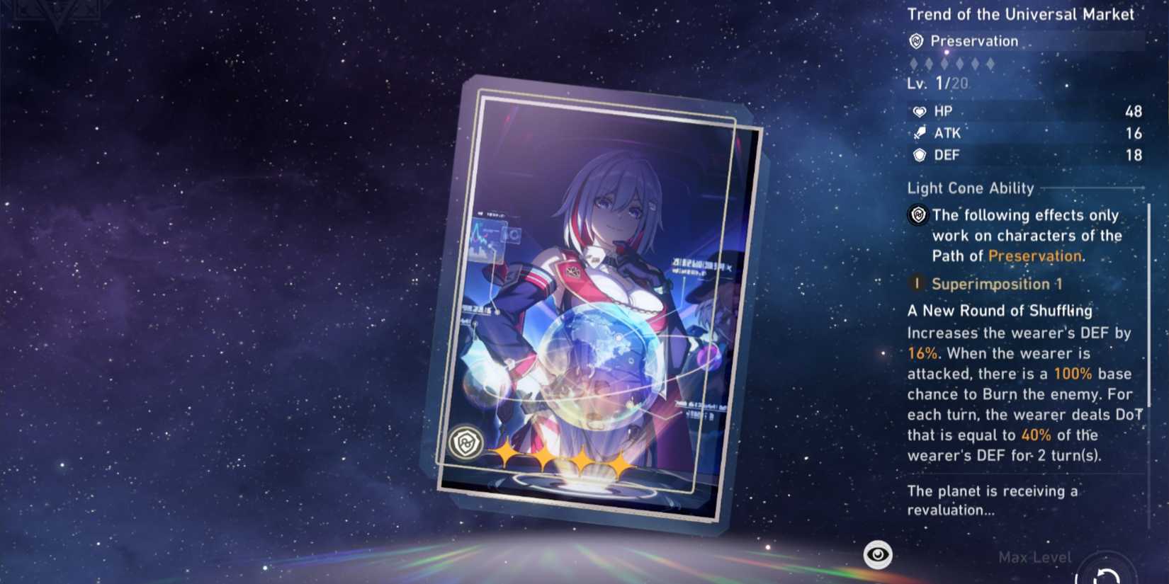 Trends of the Universal Market Light Cone Honkai Star Rail