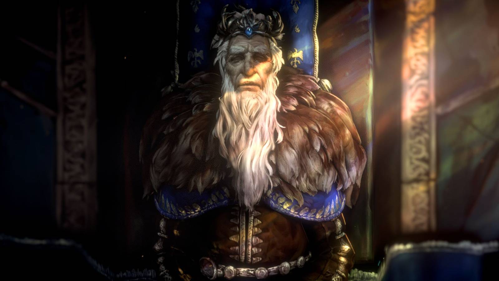 The fallen king from No Rest For The Wicked