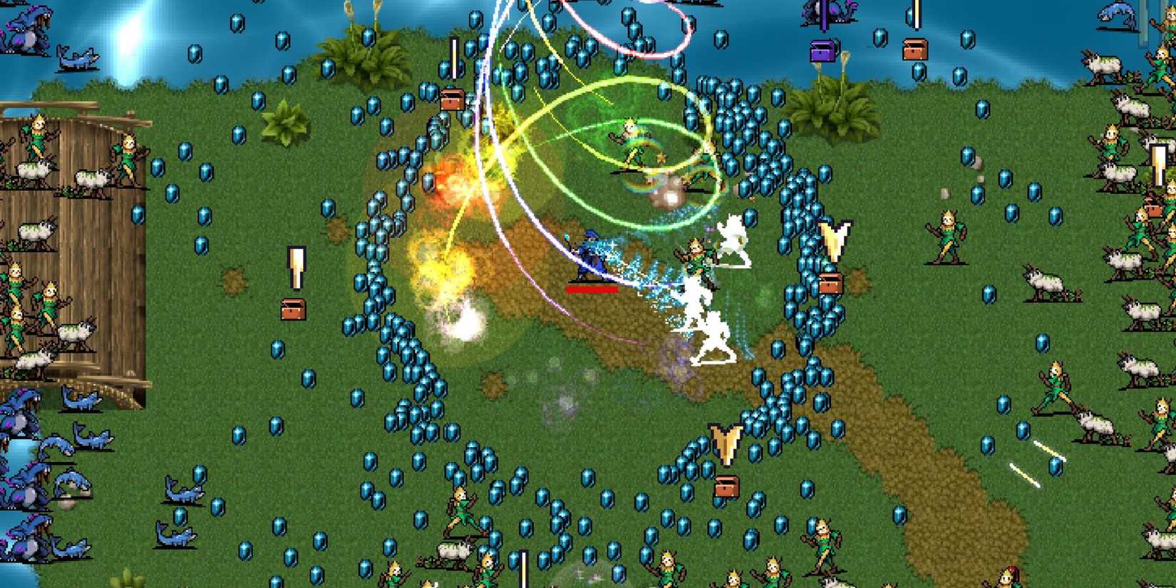 Farming Experience Gems in Vampire Survivors