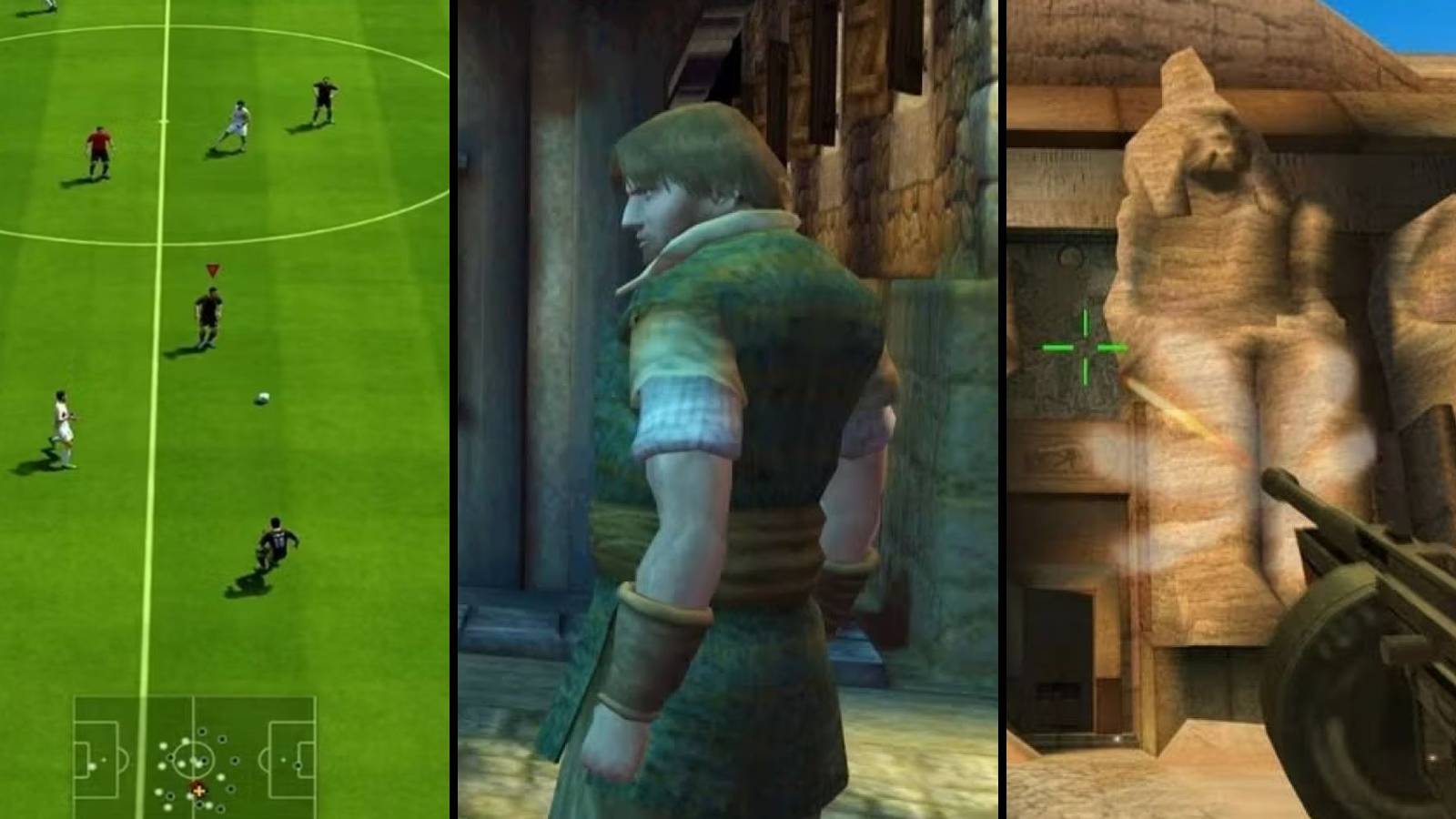 Fifa 14, Baldur's Gate: Dark Alliance and TimeSplitters 2