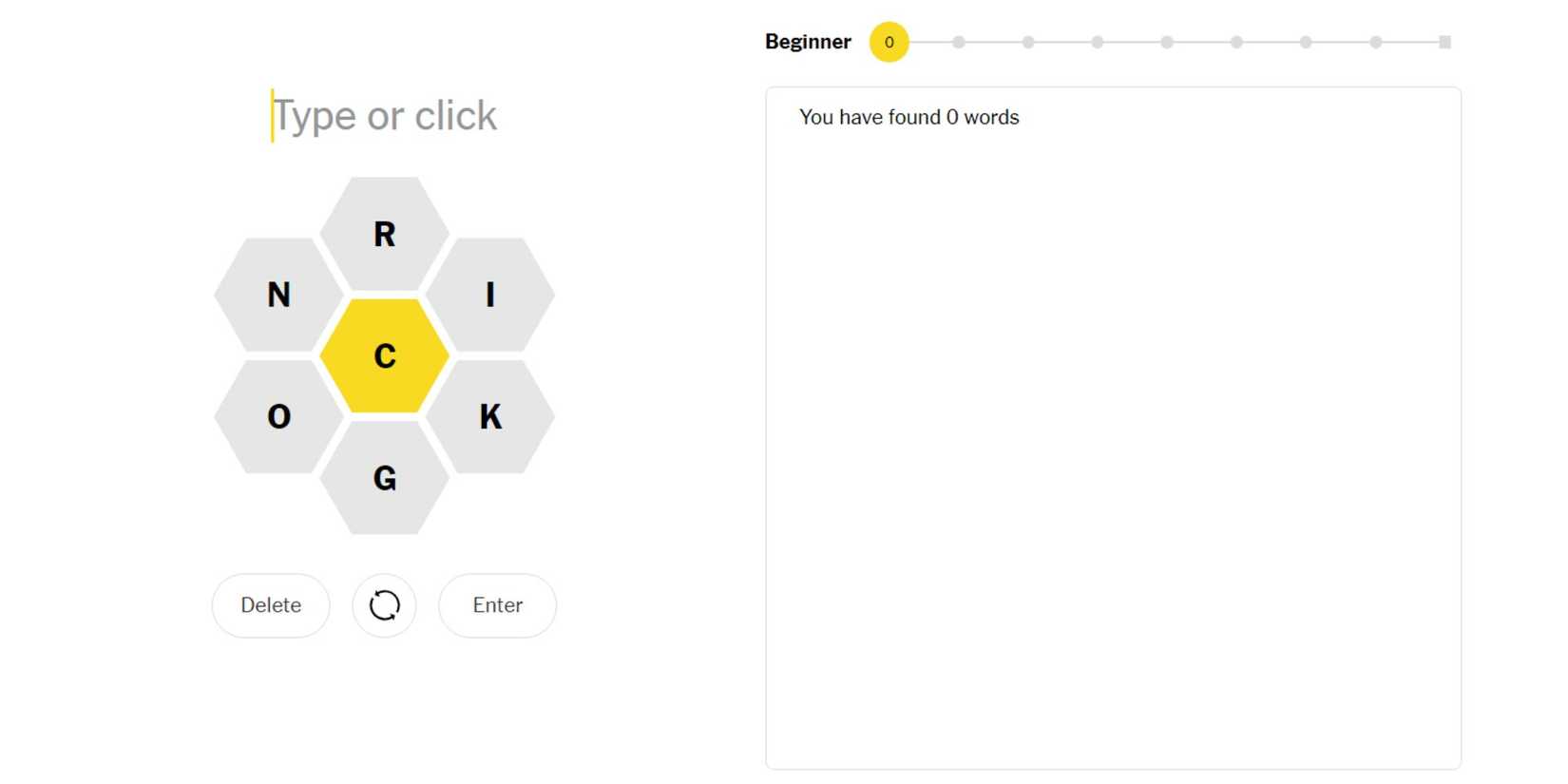 NY Times Spelling Bee April 22
