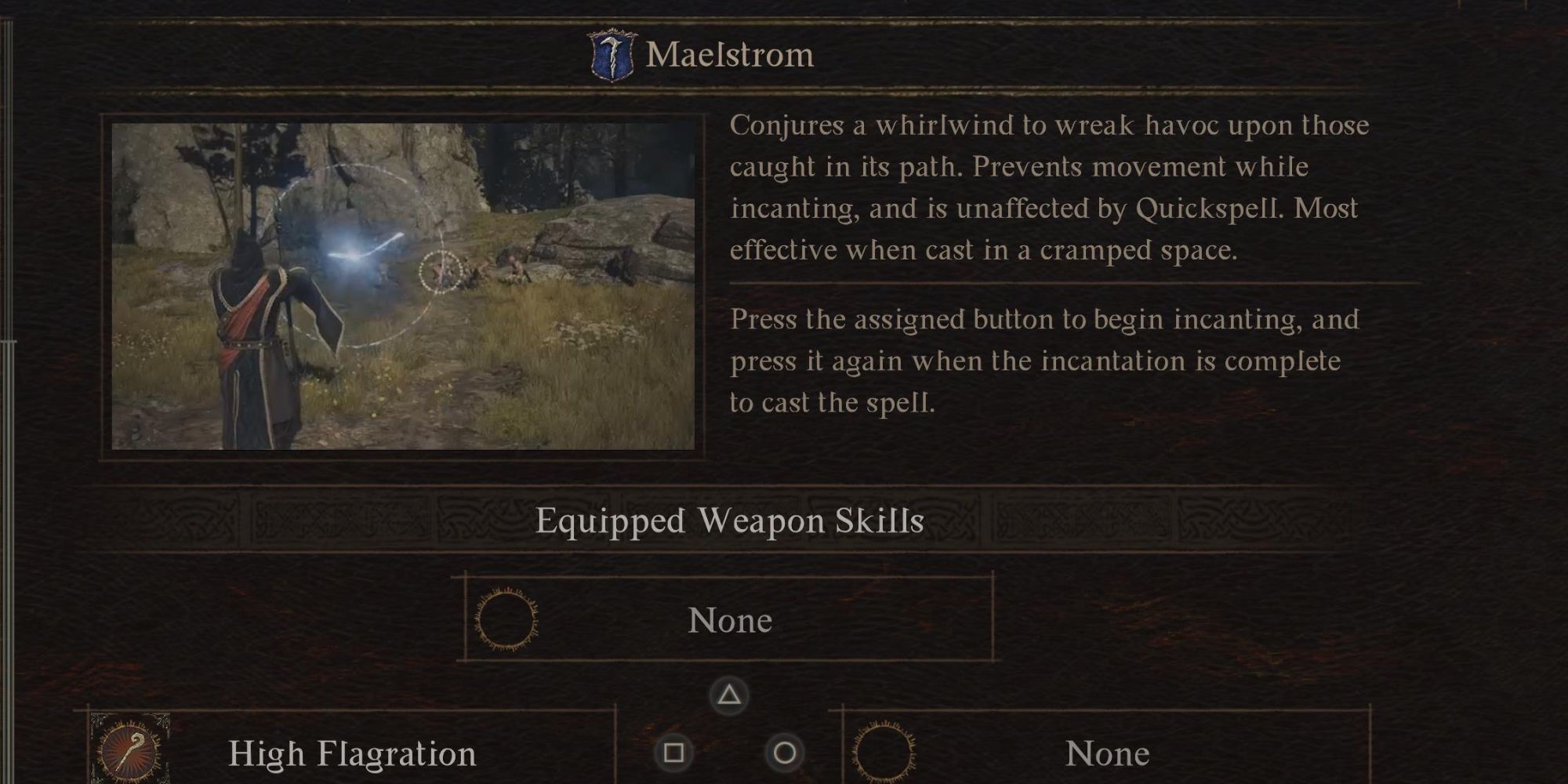 The Maelstrom Weapon skill in Dragon’s Dogma 2