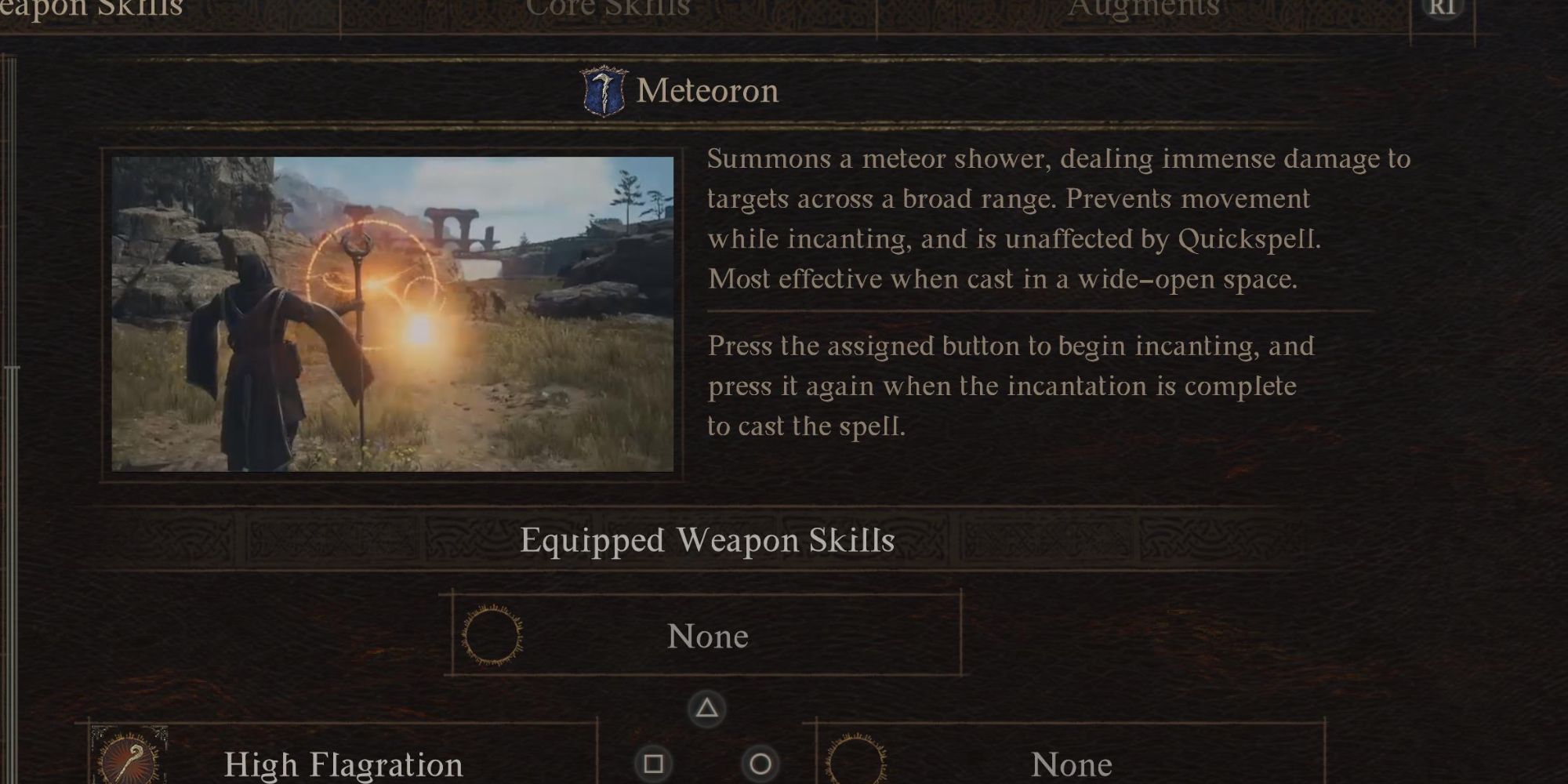 The Meteoron Weapon skill in Dragon’s Dogma 2