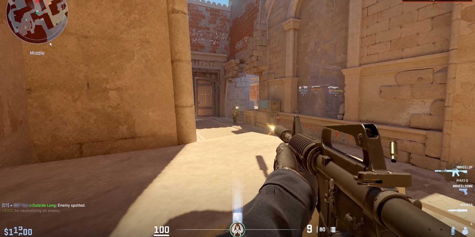 using cover in Counter-Strike 2 