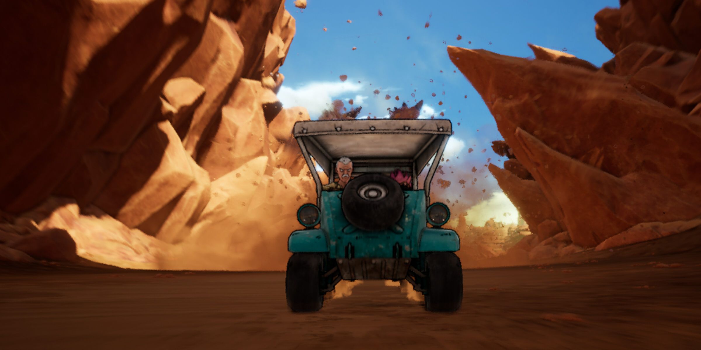 vehicle in sand land