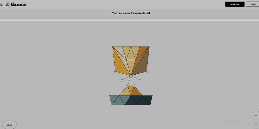 Vertex Puzzle in progress
