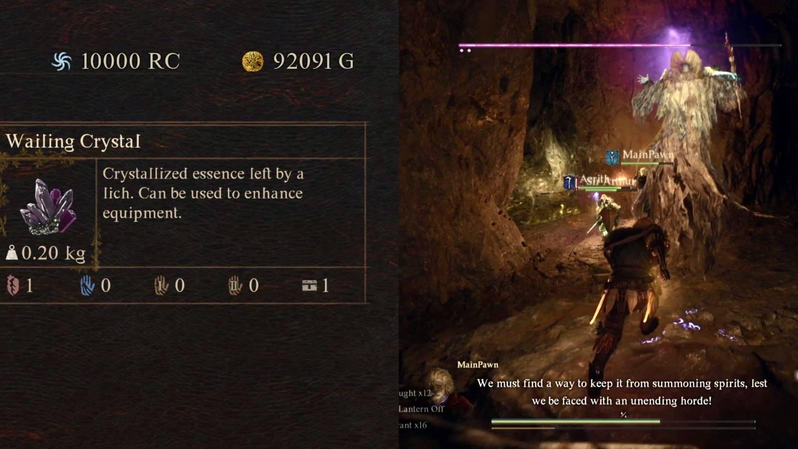 Wailing Crystal Featured Image in Dragon's Dogma 2