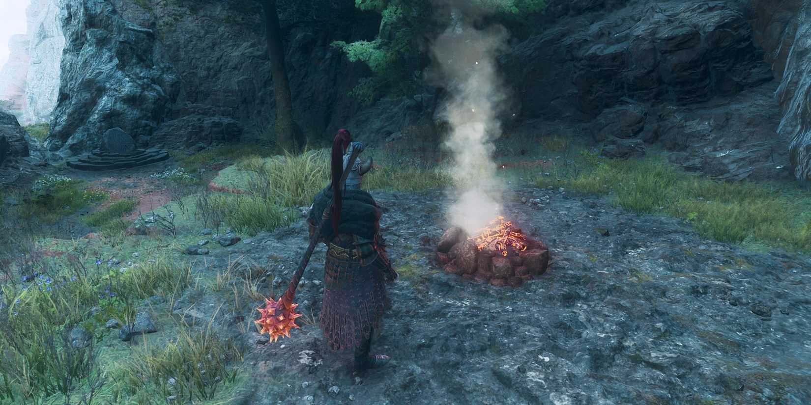 waiting at a campfire in dd2