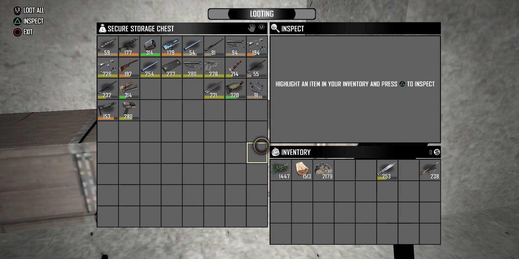 Weapons and Armor in 7 Days To Die