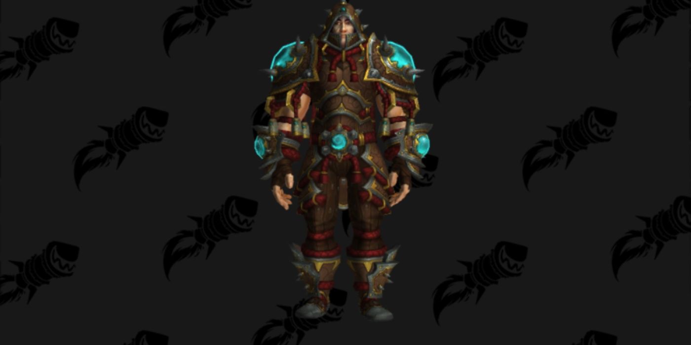 World of Warcraft human wearing the Vestments of Enveloped Dissonance Transmog