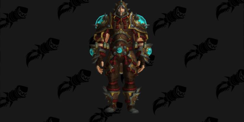 World of Warcraft human wearing the Vestments of Enveloped Dissonance Transmog