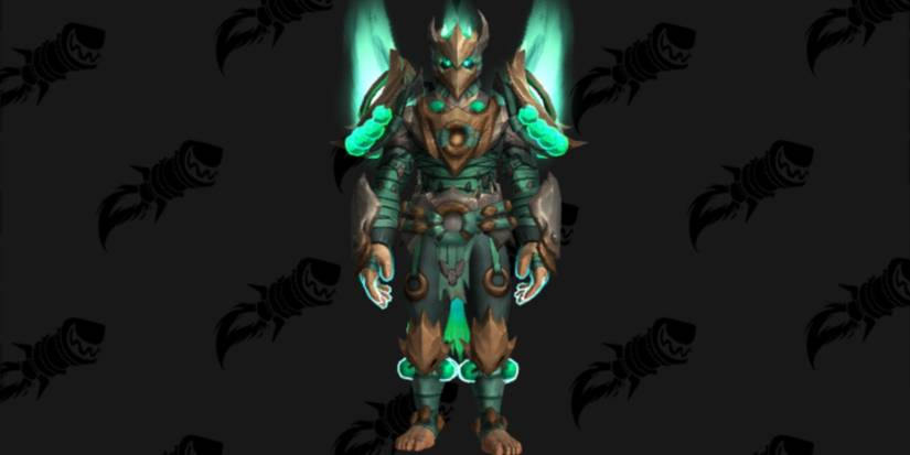 World of Warcraft human wearing the Wrappings of the Waking Fist Transmog