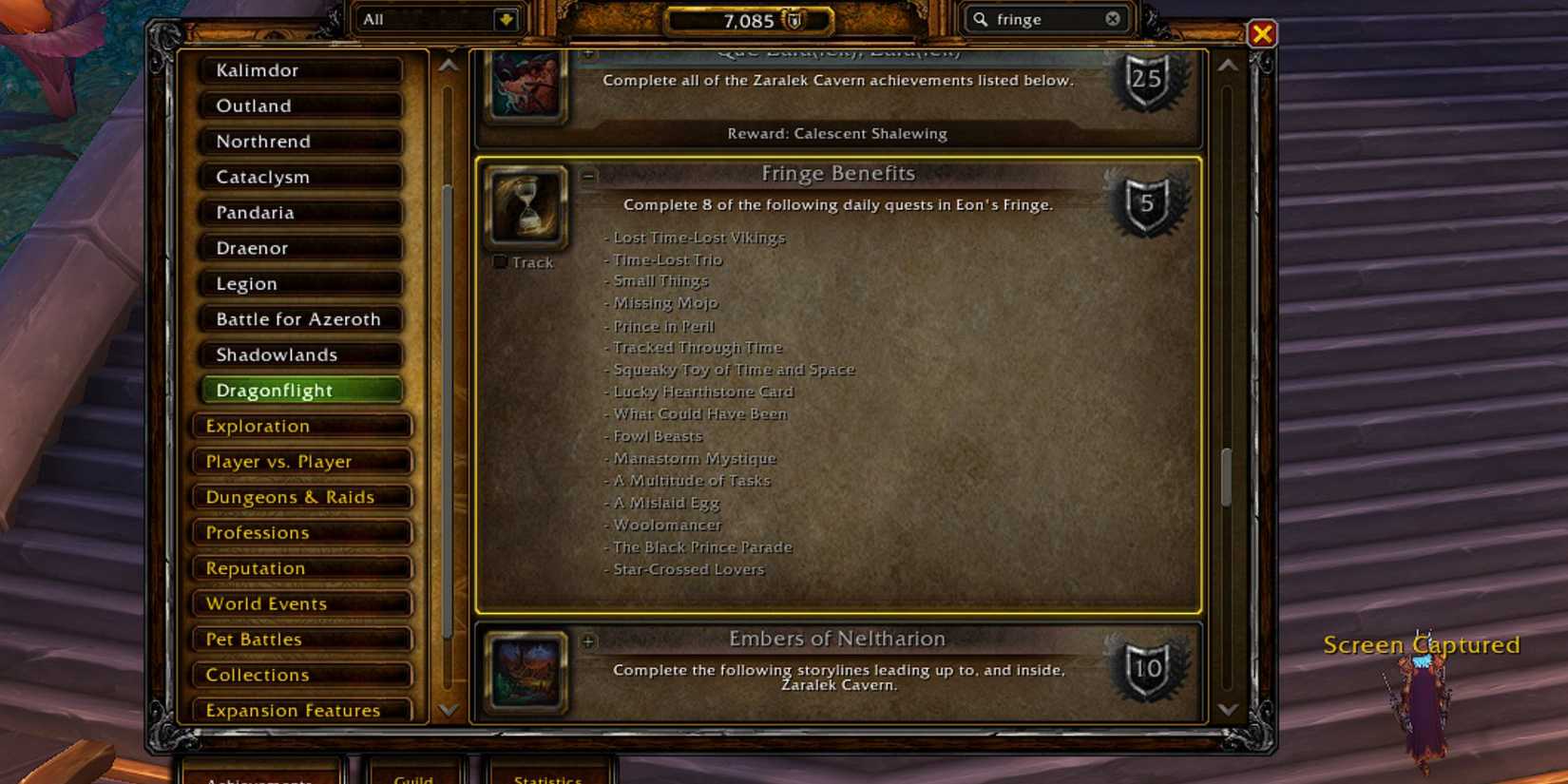 WOW - Fringe Benefits