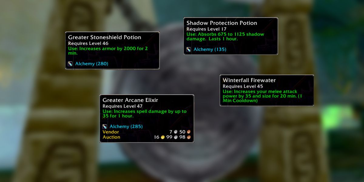 WoW SoD Sunken Temple Consumables Specific Class Role Potions