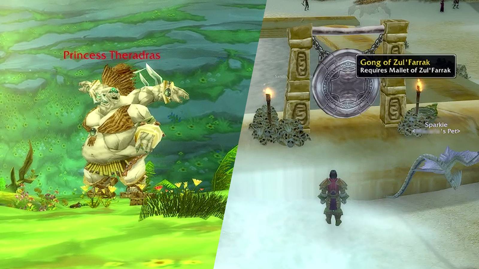 WoW SoD The Wild Gods Quest Theradras Gahzrilla Dungeon Bosses Wild Offering