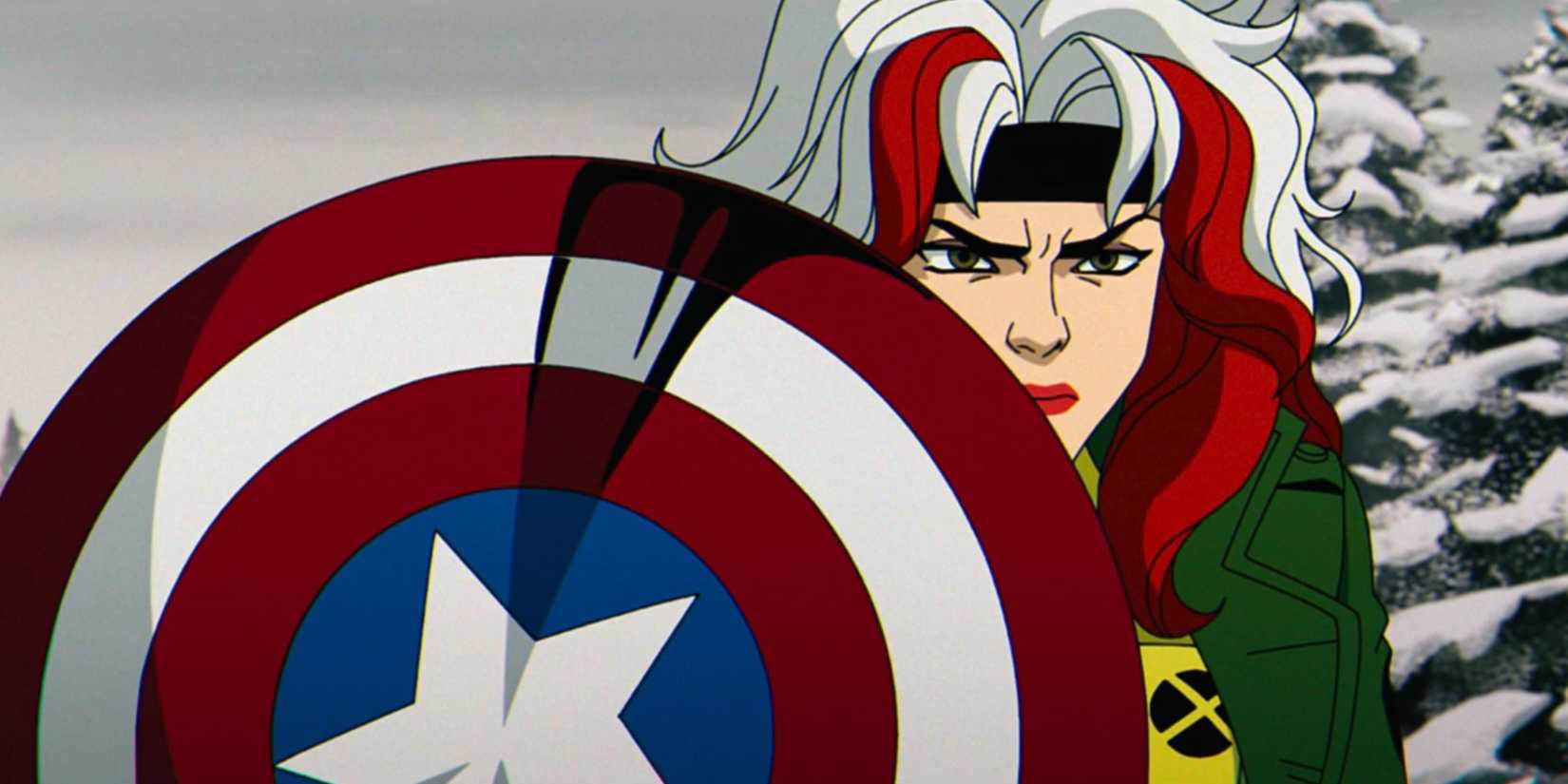 x-men 97 episode 7 rogue with captain america's shield