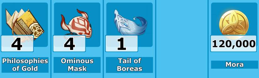 Xingqiu Level 7 Talent Materials - Genshin Impact