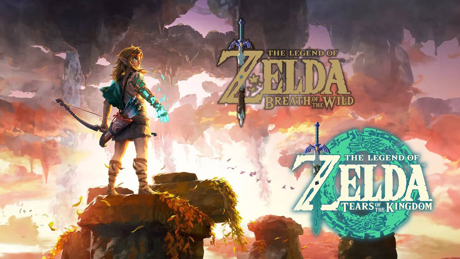 Zelda BOTW TOTK Timeline Split