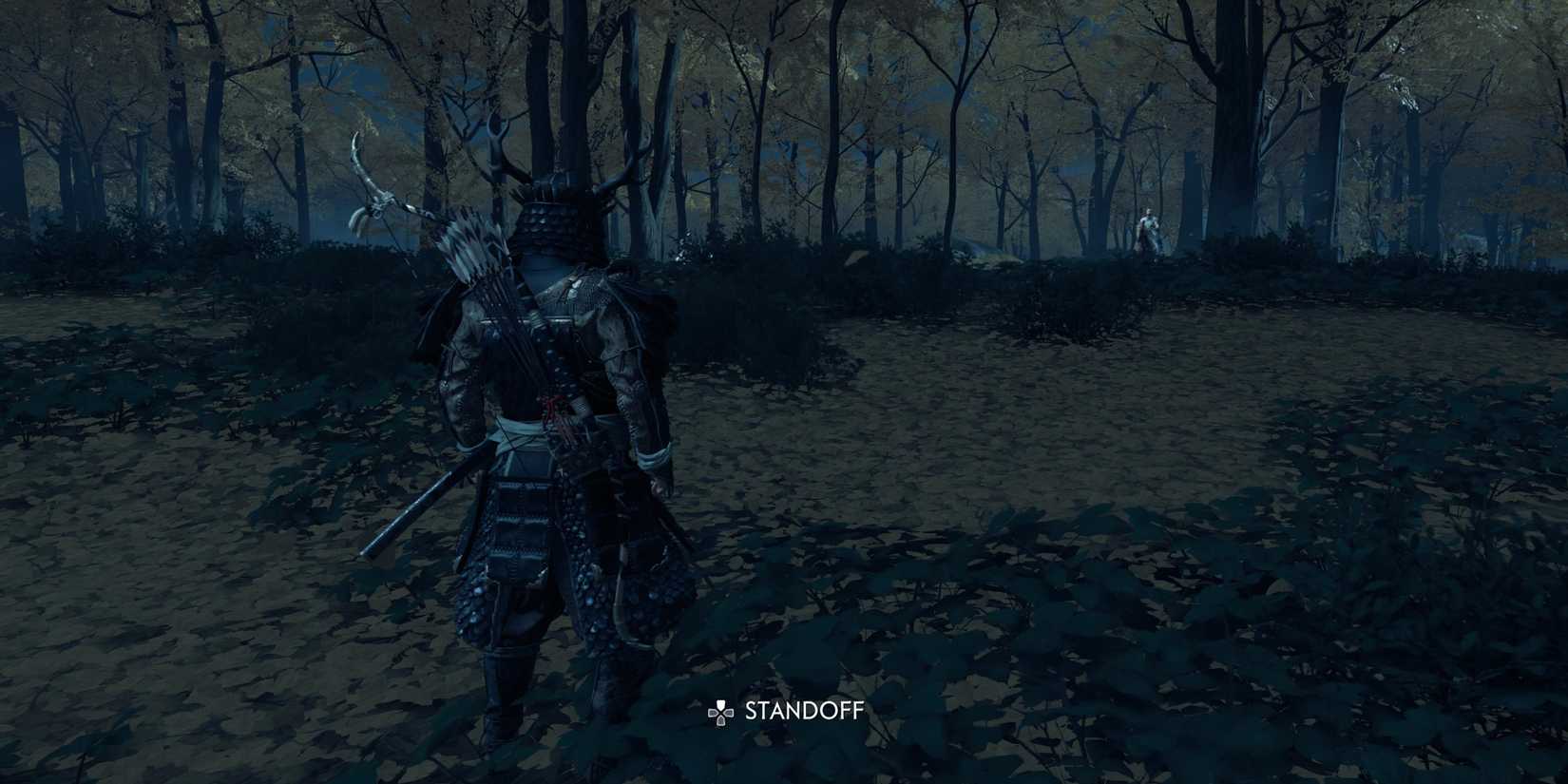 ghost of tsushima jin sakai clan armor standoff prompt