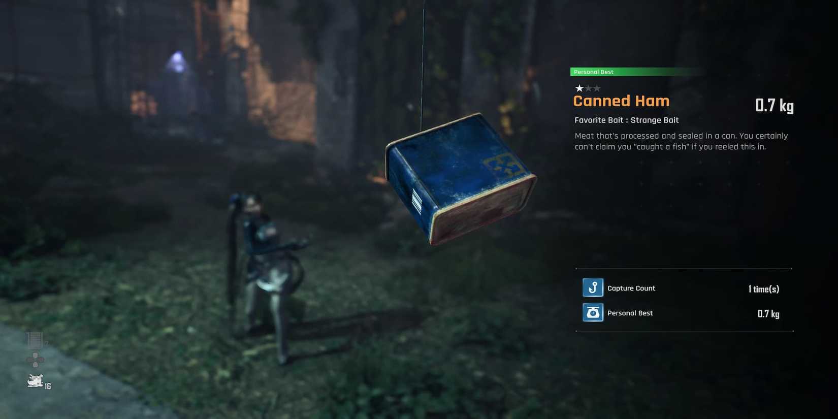 Eve Catching A Canned Ham 